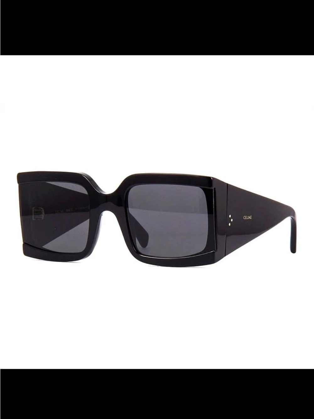 Celine Black Oversized Square Sunglasses